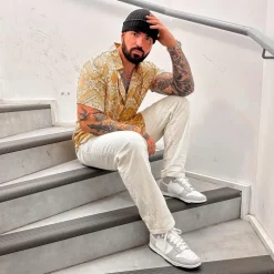Chemise décontractée à imprimé bandana