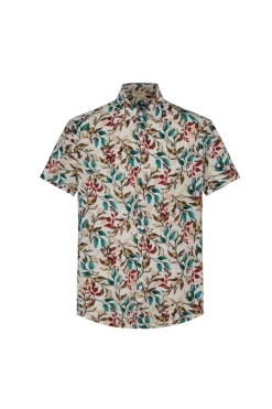 Chemise décontractée à imprimé fleuri