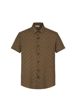 Chemise décontractée à imprimé graphique