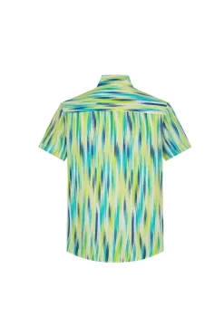 Chemise décontractée à imprimé abstrait