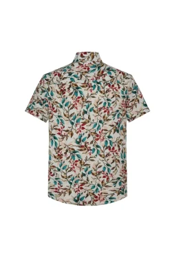 Chemise décontractée à imprimé fleuri