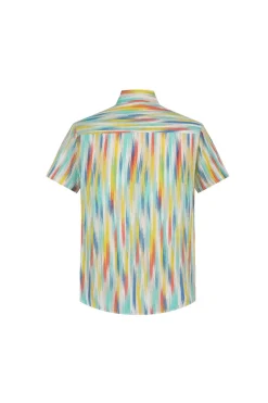 Chemise décontractée à imprimé abstrait