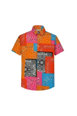 Chemise décontractée à imprimés bandana