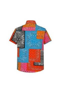Chemise décontractée à imprimés bandana