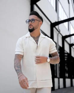 Chemise décontractée à manches courtes