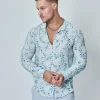 Chemise décontractée à motifs abstrait