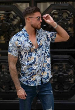 Chemise décontractée à motifs fleuri