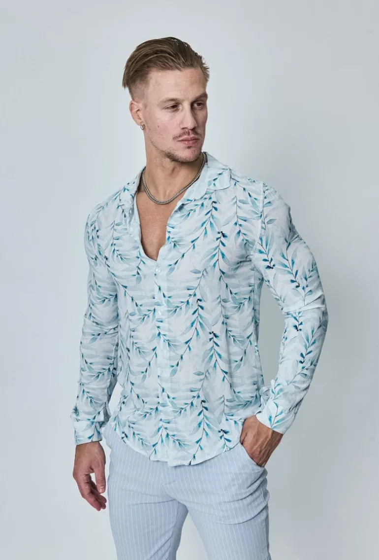 Chemise décontractée à motifs abstrait