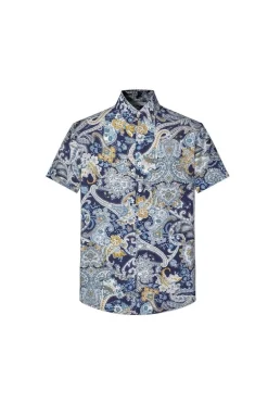 Chemise décontractée à motifs fleuri