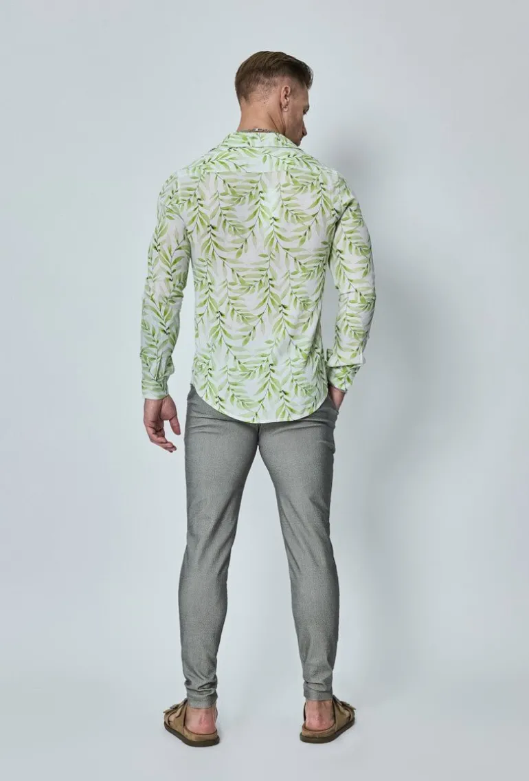 Chemise décontractée à motifs abstrait