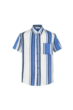 Chemise décontractée à rayure