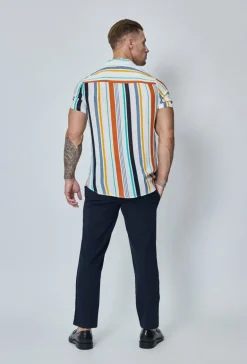 Chemise décontractée à rayure
