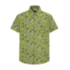 Chemise décontractée fleuri à poche