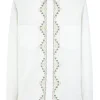 Chemise droite à motifs géométriques