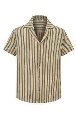 Chemise d'été rayée et colorée