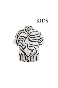 Chemise enfant motifs animalier