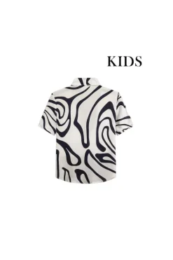 Chemise enfant motifs animalier