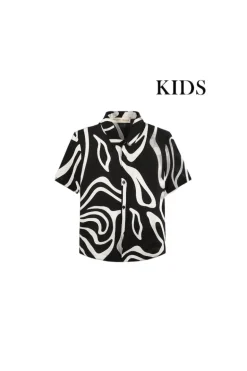 Chemise enfant motifs animalier