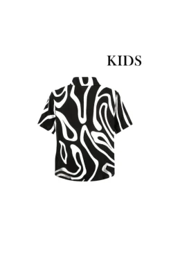 Chemise enfant motifs animalier
