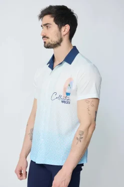 Chemise fashion à manches courtes