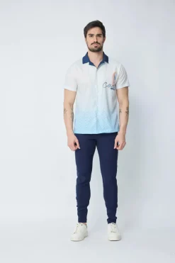 Chemise fashion à manches courtes