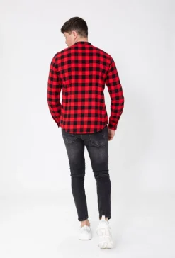 Chemise flanelle à carreaux