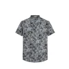 Chemise fleurie à manches courtes