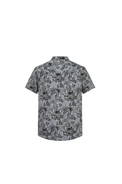 Chemise fleurie à manches courtes