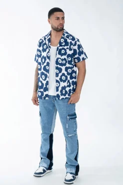 Chemise florale vivante