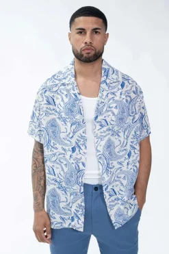 Chemise imprimée paisley