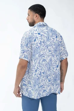 Chemise imprimée paisley