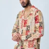 Chemise légère manches longues à motifs fleuri