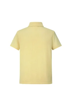 Chemise maille style bowling manches courtes