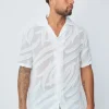 Chemise manches courtes à boutons