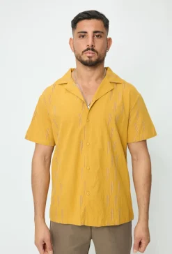 Chemise manches courtes à motifs