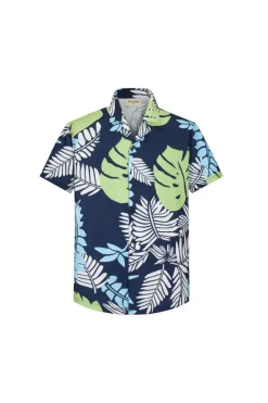 Chemise manches courtes à imprimé fleuri