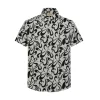 Chemise manches courtes à imprimé abstrait