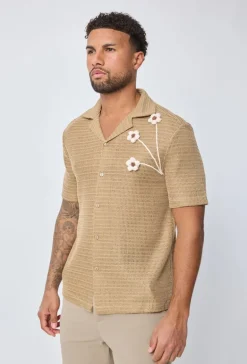 Chemise manches courtes à boutons