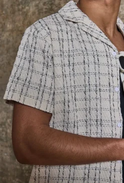 Chemise manches courtes à carreaux