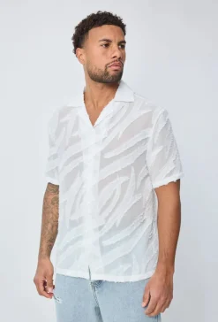 Chemise manches courtes à boutons