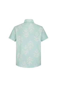 Chemise manches courtes à imprimé fleuri