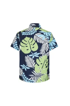 Chemise manches courtes à imprimé fleuri