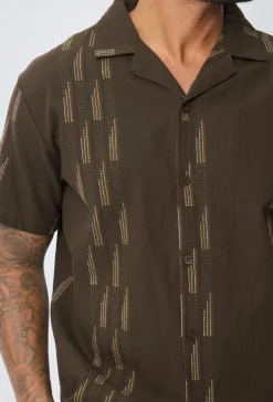 Chemise manches courtes à motifs