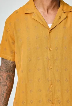 Chemise manches courtes à motifs