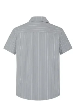 Chemise manches courtes à rayures