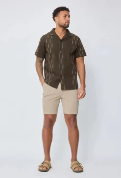 Chemise manches courtes à motifs