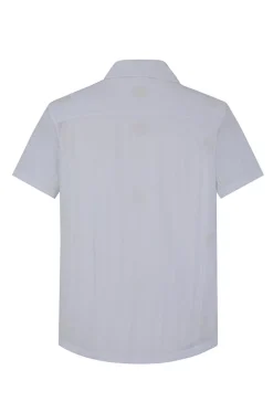 Chemise manches courtes à motifs fleuris