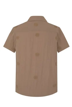 Chemise manches courtes à motifs fleuris