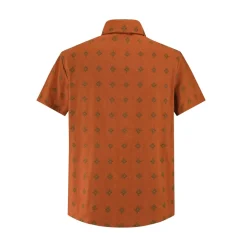 Chemise manches courtes à motifs