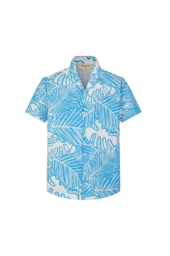 Chemise manches courtes à imprimé fleuri